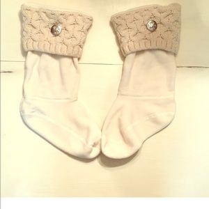 Michael Kors Cable Knit Boot Socks NWOT